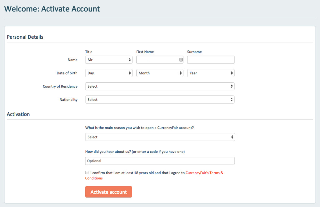Step 2 Activate Account